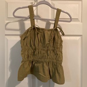 NWOT Gathered Tank